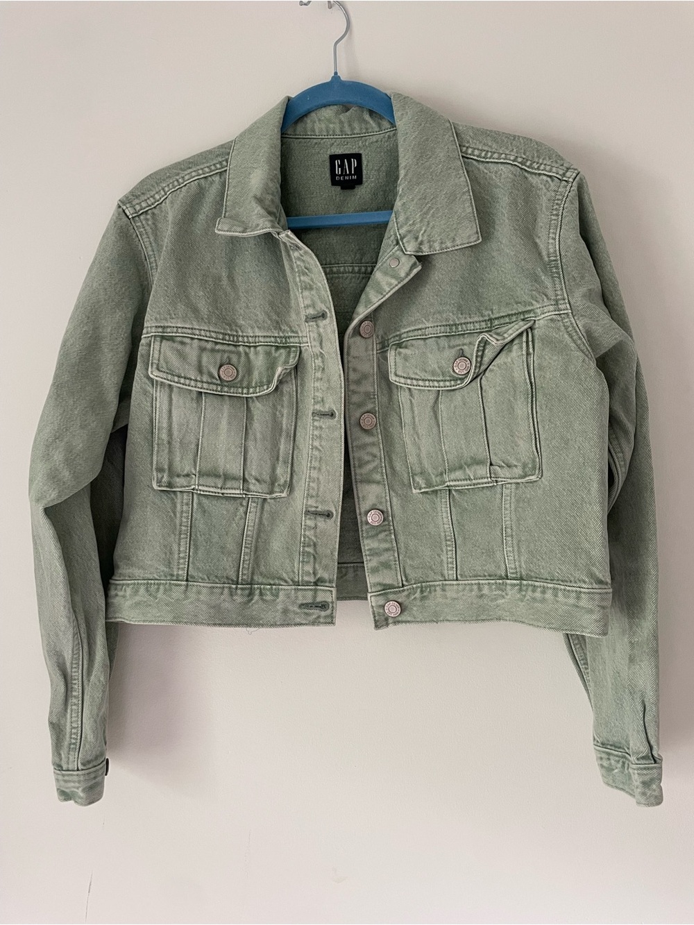 GAP Women’s Sage Green Denim Jacket